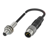 Balluff Inductive standard sensor, PNP, NO, M5, flush, M8 3-pin